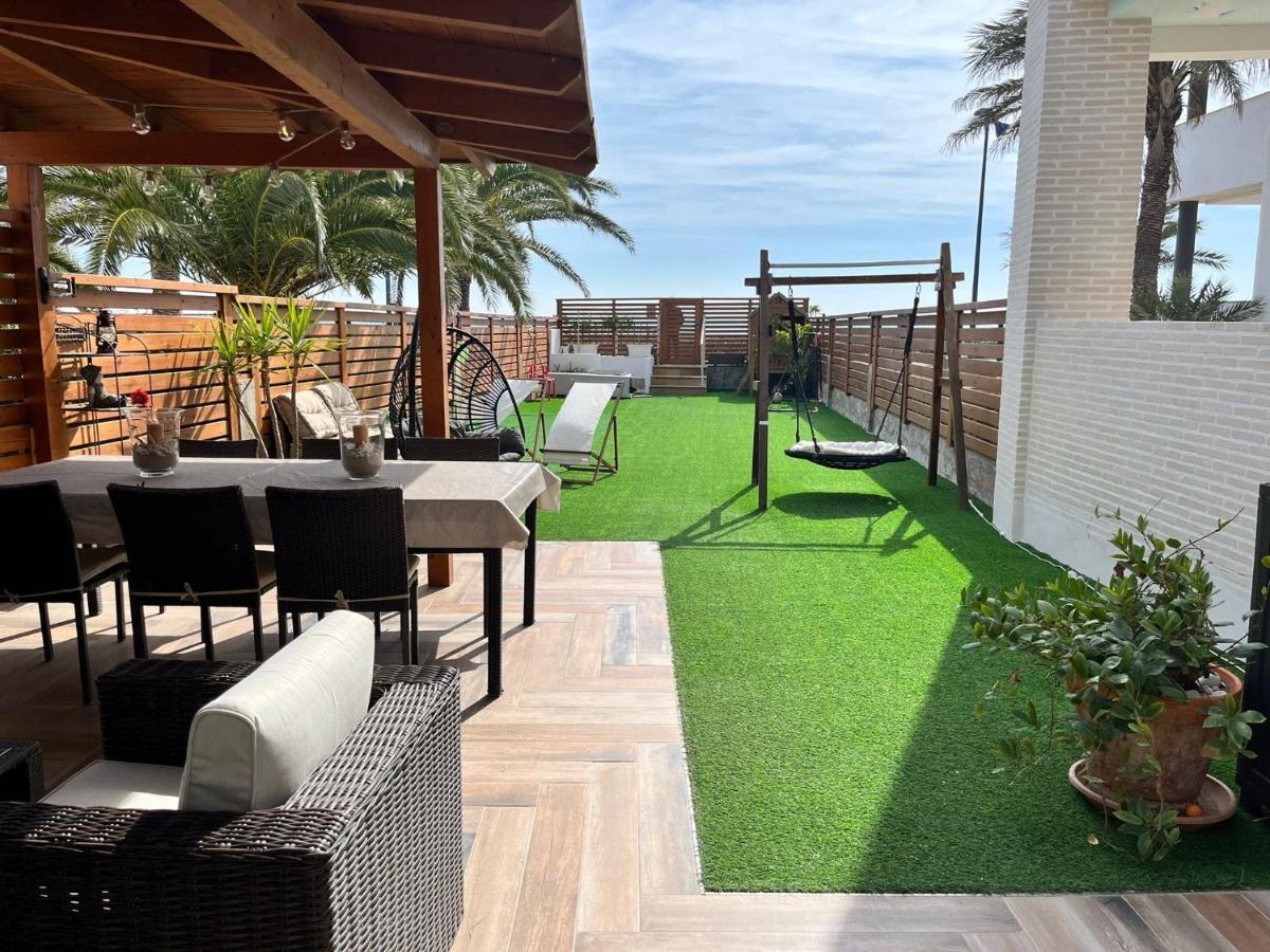 Casa En Primera Linea De Playa Puzol Bagian luar foto